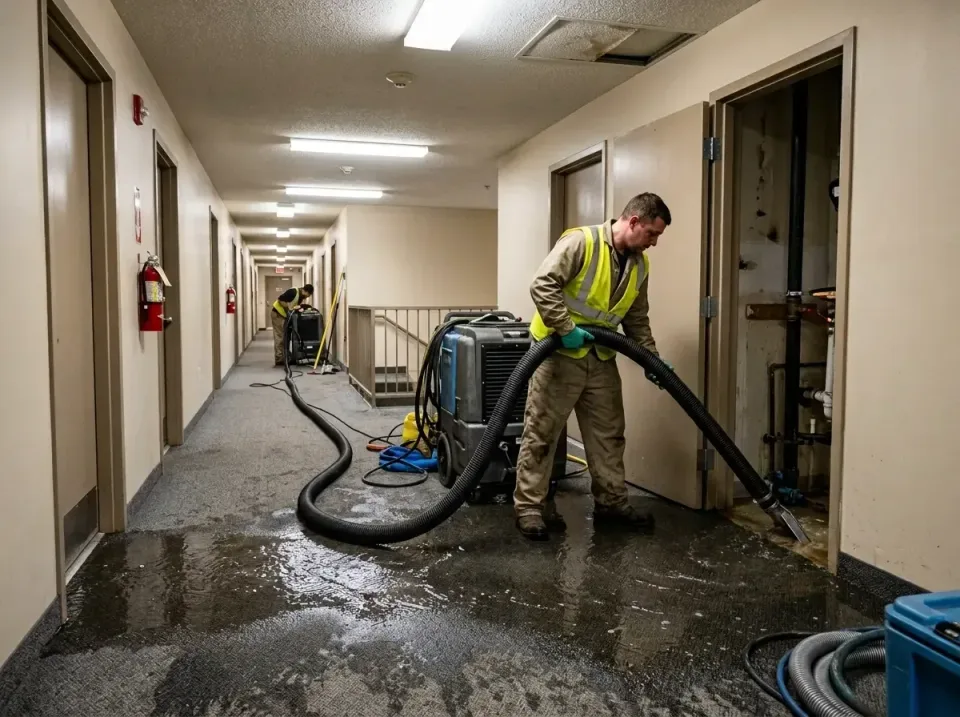 multi-unit-apartment-hallway-f-005 — frequently asked questions, Emergency Burst Pipe Water Extraction & Removal in Brandywi…